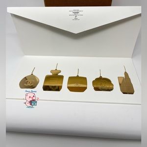 Chanel Holiday Christmas charm ornaments set from beauty gift